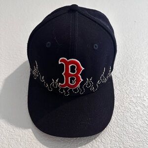 Black Embroidered Cap